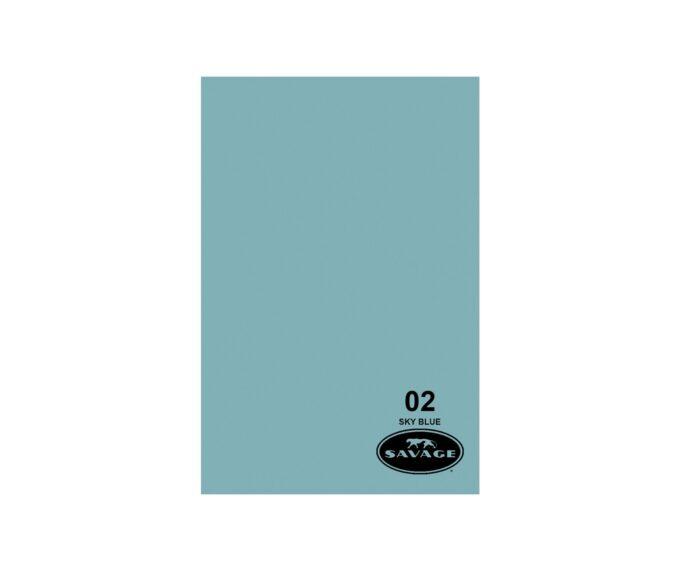 Savage Widetone Seamless Background Paper (#02 Sky Blue, 107" x 12 yards)