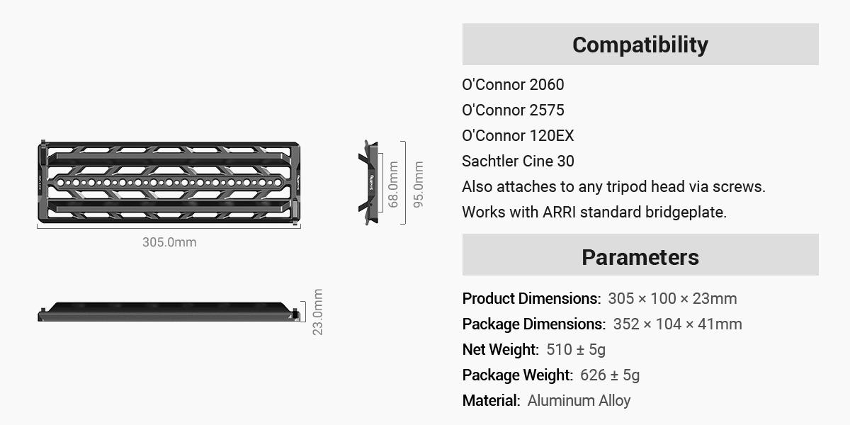 Small Rig ARRI Dovetail Plate 3772 02