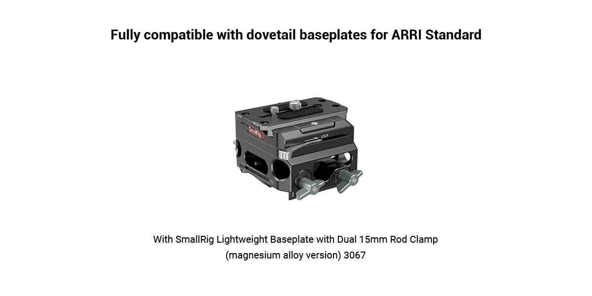 Small Rig ARRI Dovetail Plate 3772 06