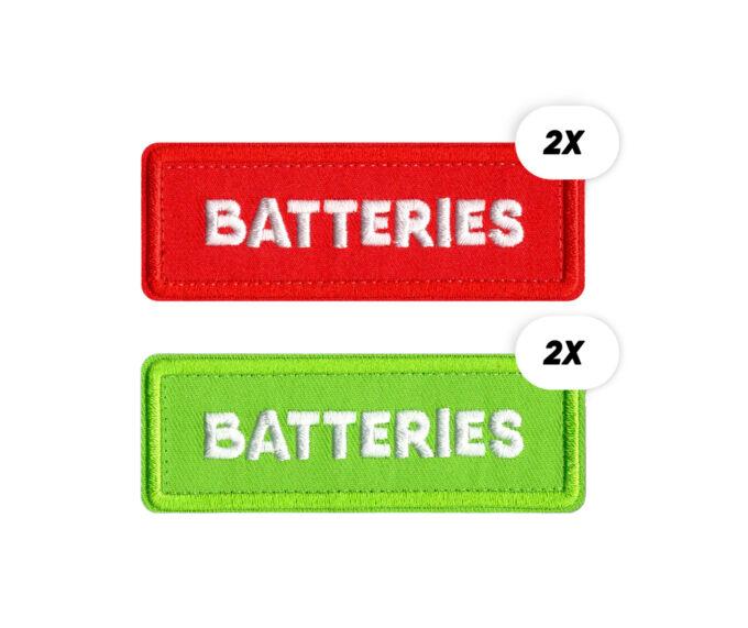 CRDBAG Battery Single Patches (4-pack)